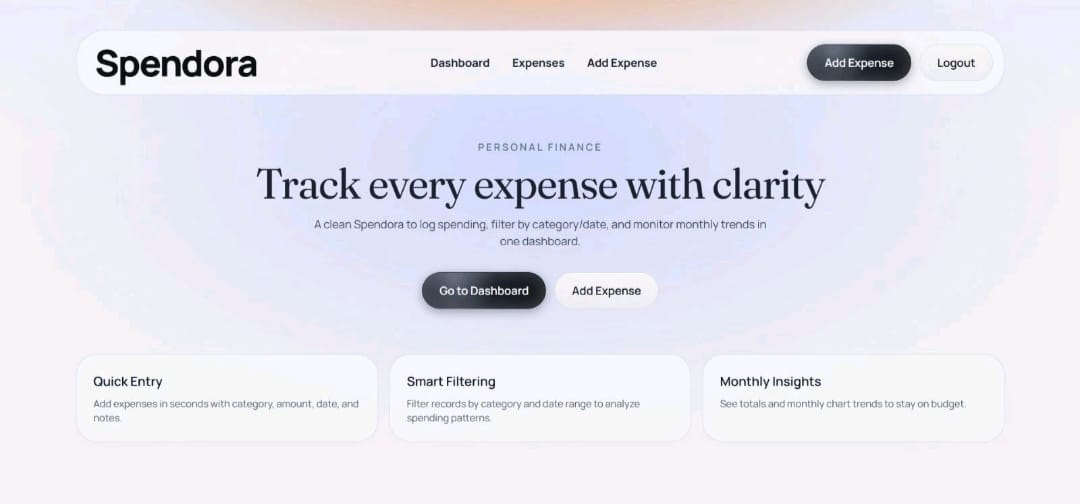 Spendora - Personal Expense Tracker screenshot 5